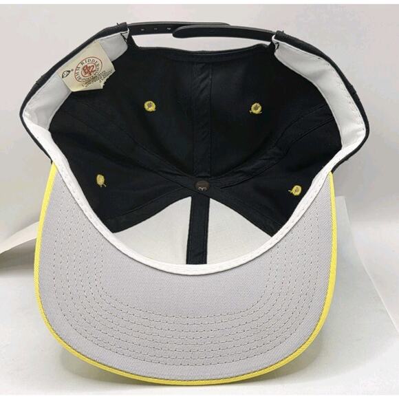 NWT Vintage Memphis Mississippi River Kings CHL Hockey Black Yellow Snapback Cap - Picture 8 of 9